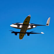 Drohne beim Testflug des Projekts Medical Drone Service.