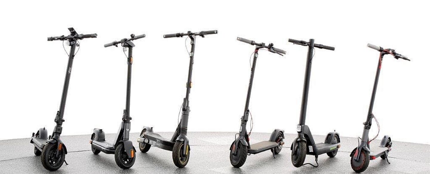 E-Scooter-Akkus Akkus von sechs aktuellen E-Scootern untersucht.
