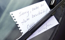Parkschaden Zettel Fahrerflucht