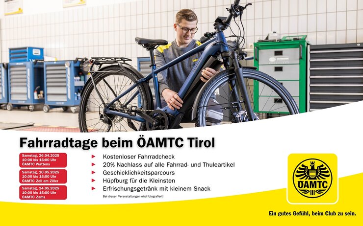Fahrradtage_Tirol Plakat Fahrradtage ÖAMTC Tirol