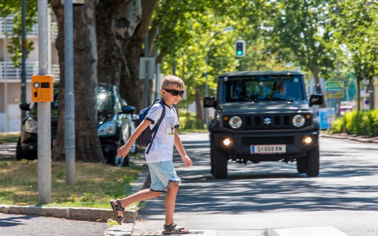 Sicher in die Schule schulweg OEAMTC/Henninger