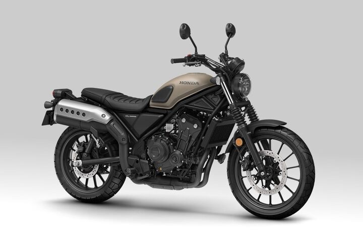 Stehendes Motorrad.