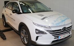 Frontalaufnahme des Hyundai Nexo