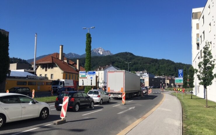 Stau am Innsbrucker Südring