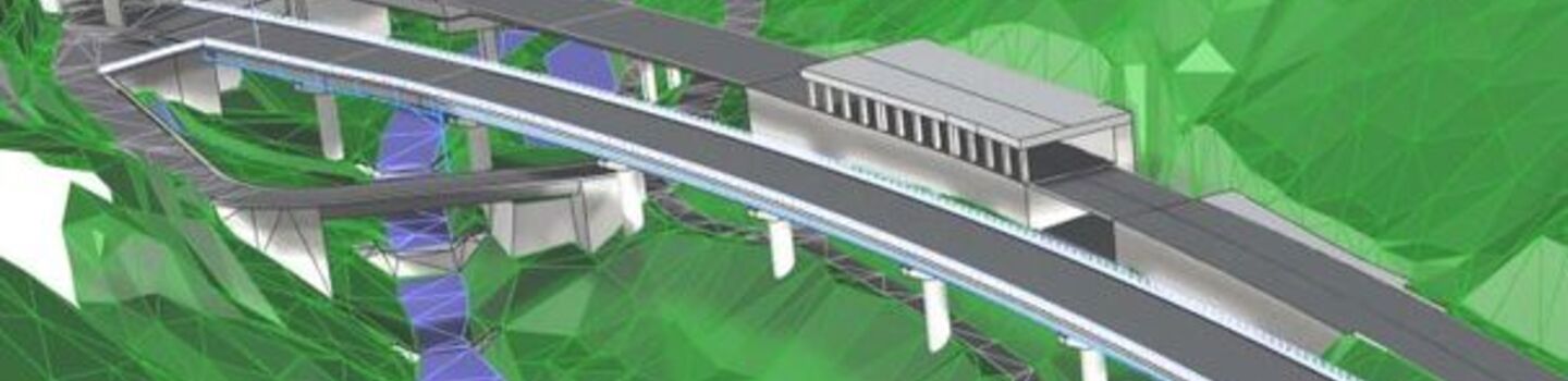 Skizze des zu errichtenden Karawanken Tunnels