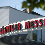 Haupteingang zum Klagenfurter Messe-Areal.