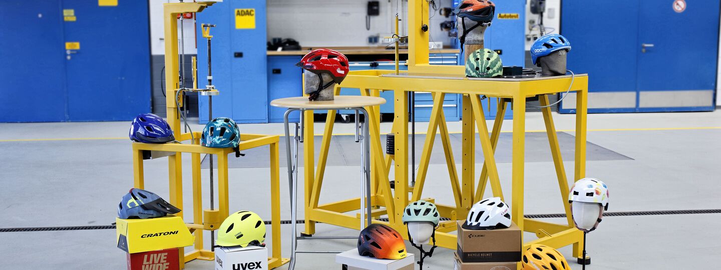 Aufmacher KinderfahrradhelmeADAC Technik Zentrum Landsberg, am 26.02.2026