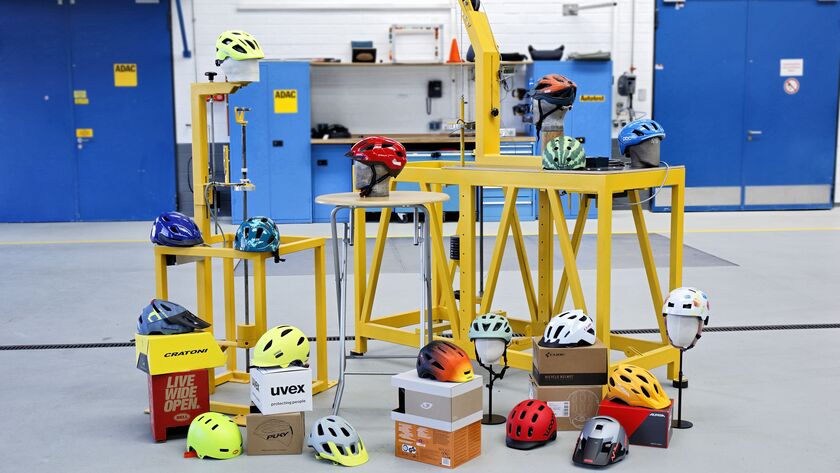 Aufmacher KinderfahrradhelmeADAC Technik Zentrum Landsberg, am 26.02.2026