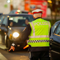 Lichtaktion in Eisenstadt_Polizist_2022