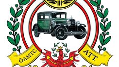 Logo des Oldtimerclubs mit Gründungsjahr 1991, dem Tiroler Adler, mit dem ÖAMTC Logo sowie den Schriftzügen ÖAMTC, ATT und einem klassischen Oldtimer