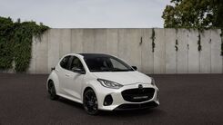 Das Foto zeigt ein Fahrzeug vor einer Wand.