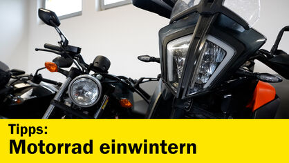 Motorrad einwintern Motorrad einwintern