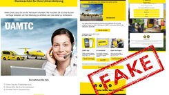 Ansicht von gefälschten E-Mails