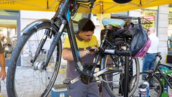 ÖAMTC PopUp Fahrrad-Stützpunkt
