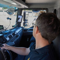 ÖAMTC-Test Lkw-Abbiegeassistenten 2021