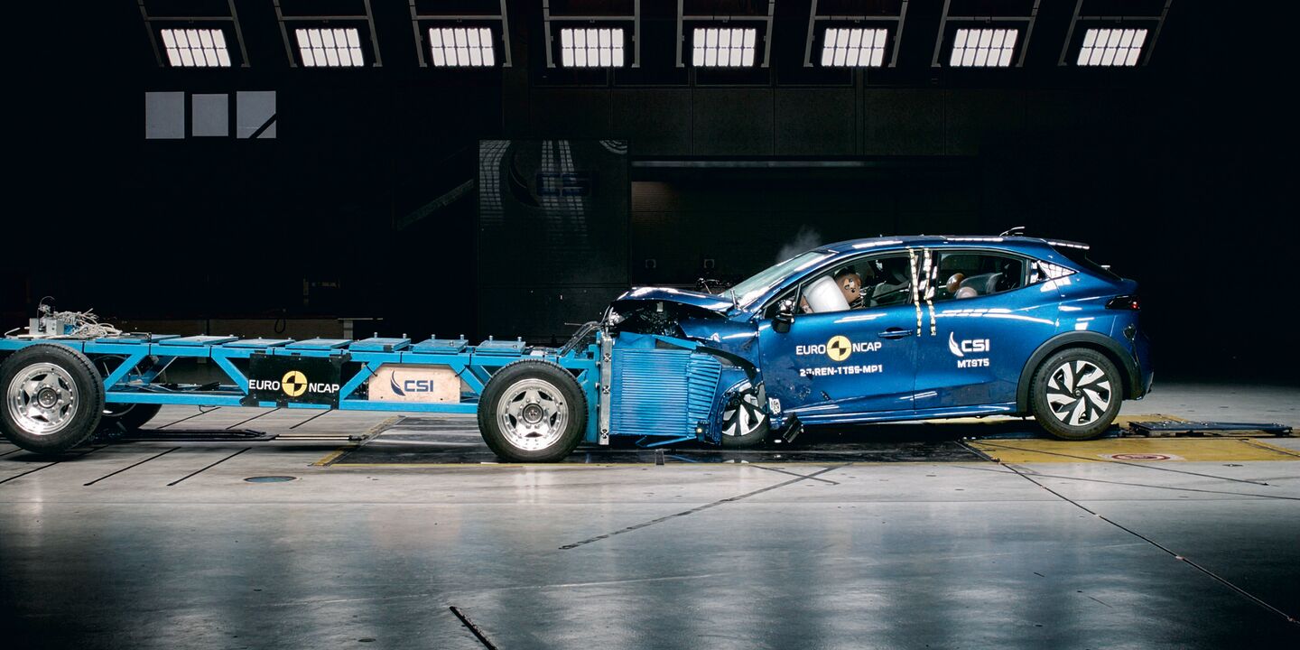 Renault Clio beim Crashtest