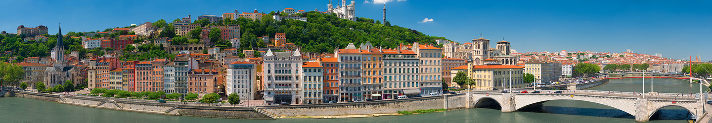 Panorama von Lyon iStock.com / SergiyN