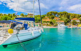 Segelboot in Kroatien