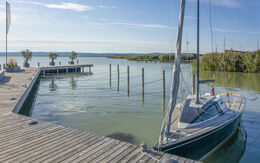 Segelboot am Neusiedler See