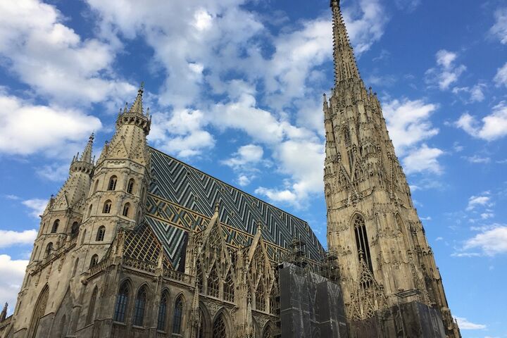 Der Stephansdom in Wien mit seiner beeindruckenden gotischen Architektur und dem markanten Südturm.