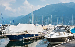 Yachthafen in Locarno am Lago Maggiore