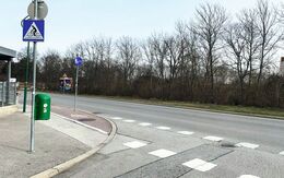Radfahrerüberfahrt