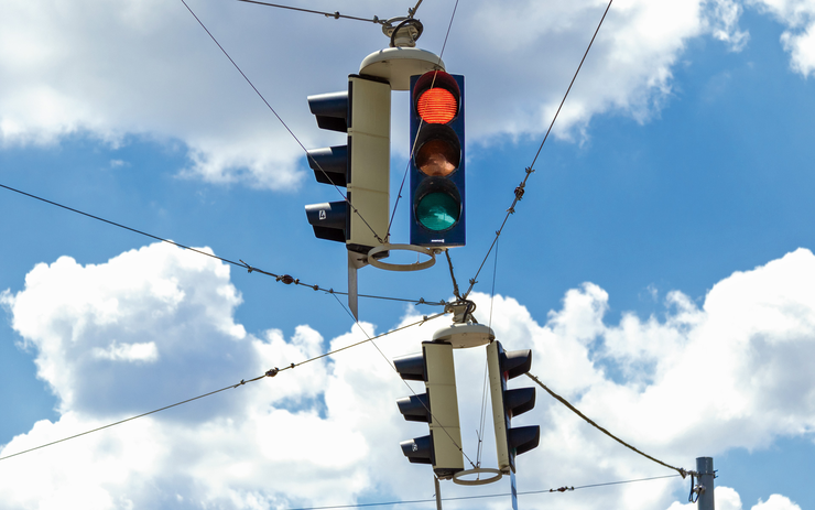 Rote Ampel überfahren © ÖAMTC / H. Eckler Rote Ampel ÖAMTC / H. Eckler