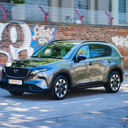 Mazda CX-5 2026 fahrend fotografiert