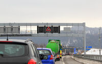 Stau auf einer Autobahn