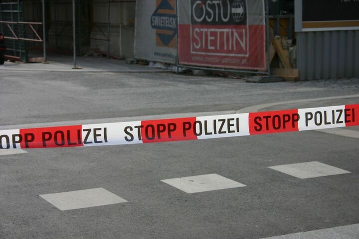 Absperrband der Polizei