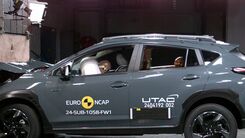 Subaru Crosstrek beim Frontalaufprall im Test