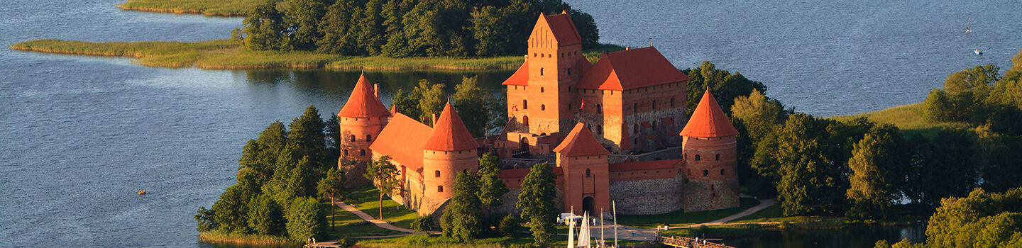 Wasserburg Trakai in Litauen