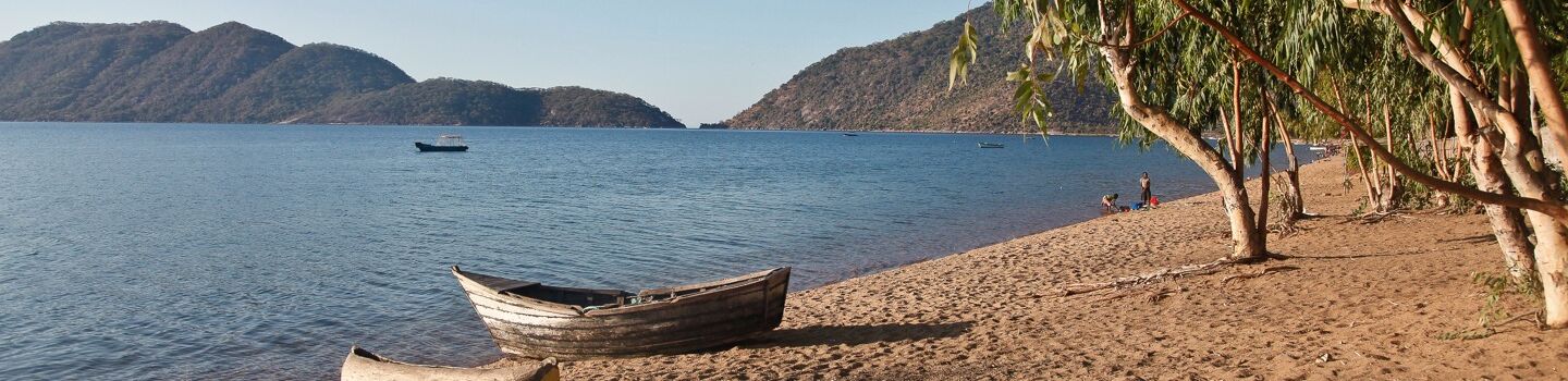 Panorama vom Malawisee-Nationalpark