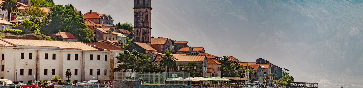 Bucht von Kotor an der Adriaküste