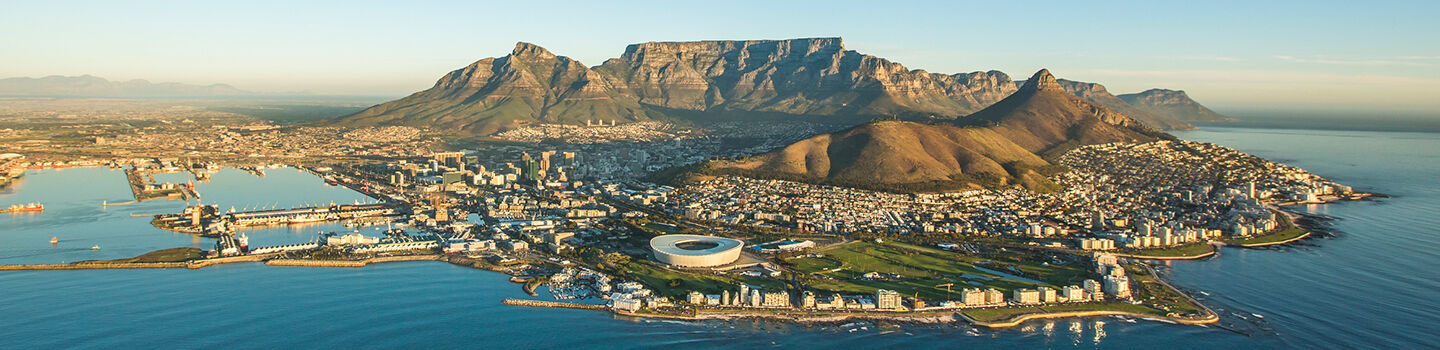 Blick auf den Tafelberg in Kapstadt