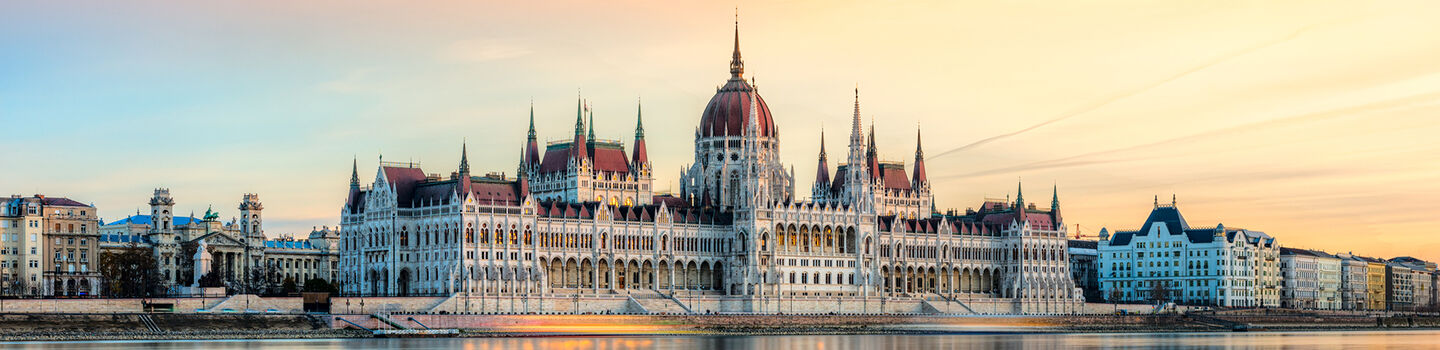 Parlament in Budapest an der Donau, Hauptstadt von Ungarn.