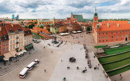 Schlossplatz (Plac Zamkowy) in Warschau