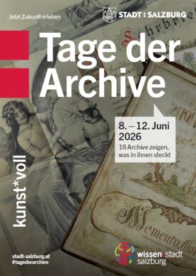 Flyer mit den Infos zu den Tagen der Archive