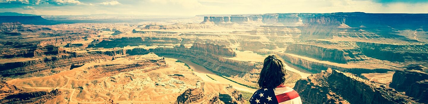 Panoramaansicht vom Grand Canyon in den USA