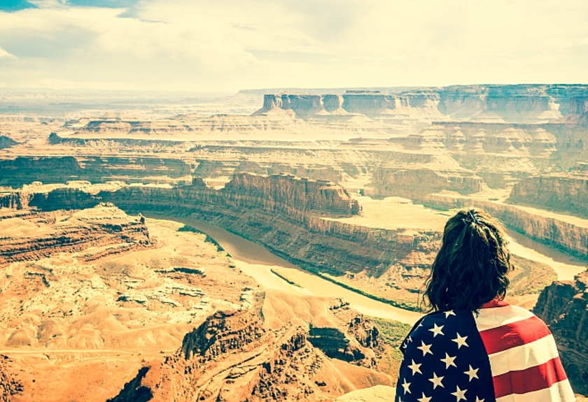 Panoramaansicht vom Grand Canyon in den USA