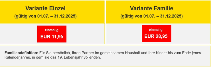 Sommer-Tarif