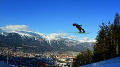 Skispringer am Bergisel