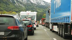 Stau auf einer Autobahn
