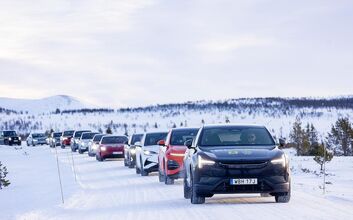 Winter-Reichweitentest bei E-Fahrzeugen  2025.jpg Motor.no/NAF