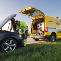 ÖAMTC-Pannenhilfe im Einsatz