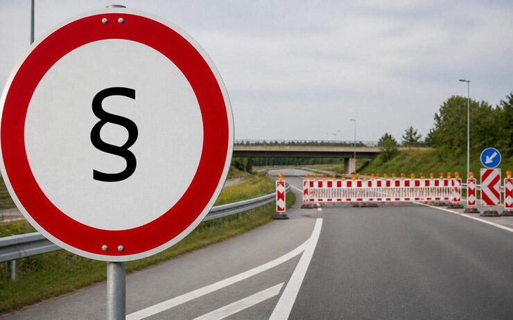 Saisonale Durchfahrtssperre Fahrverbot