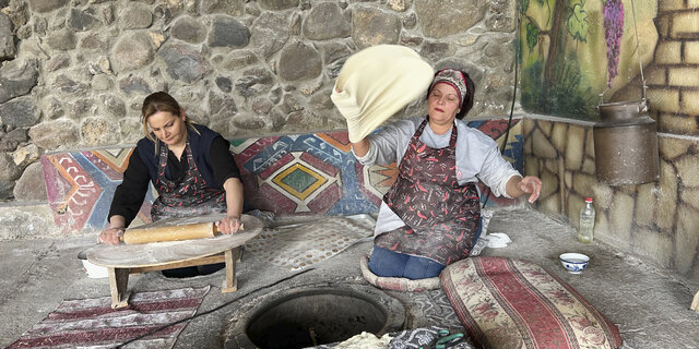 Historical center of old Tbilisi, sulphur baths and Juma mosque, Georgia