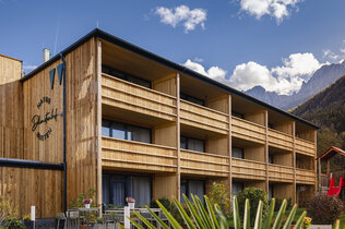 Außenansicht vom Dolomitenhof / Winklerhotel.