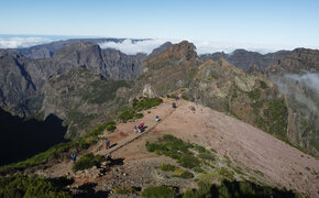 Blick auf den Vereda do Areeiro auf Madeira. 