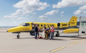 Ein Ambulanz-Jet des ÖAMTC.